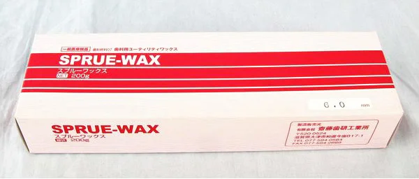 スプルー用ワックス 225㎜ 200g 2/2.5/3/3.2/4/5/5.5/6/7/7.5/8/9/10